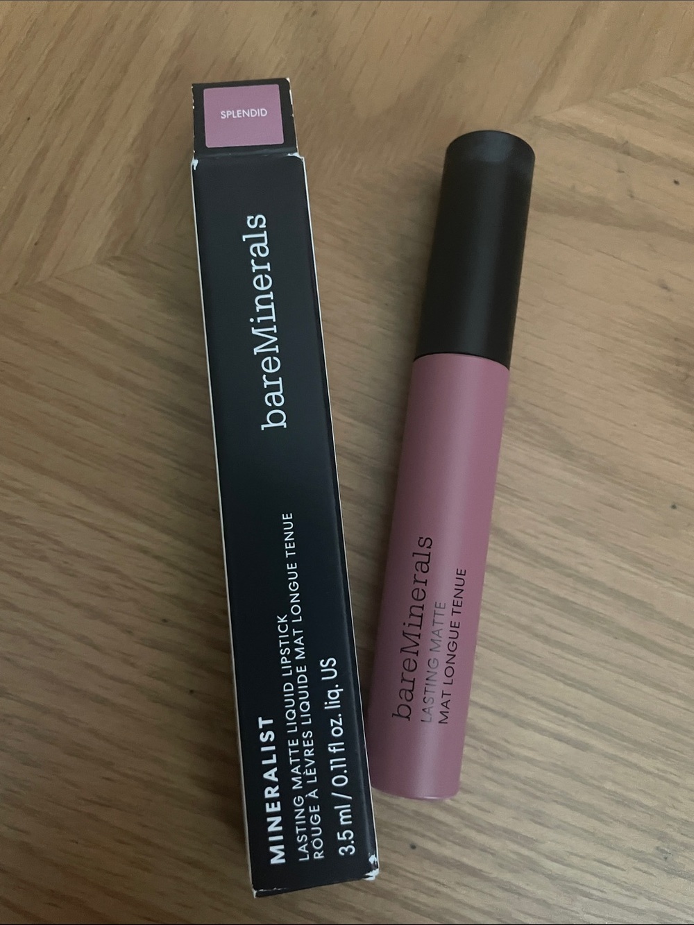 bareMinerals Mineralist Matte Liquid Lipstick — Splendid (dusty rose pink)